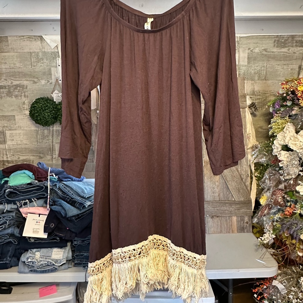 Rachel Kate Chocolate Brown Dress
